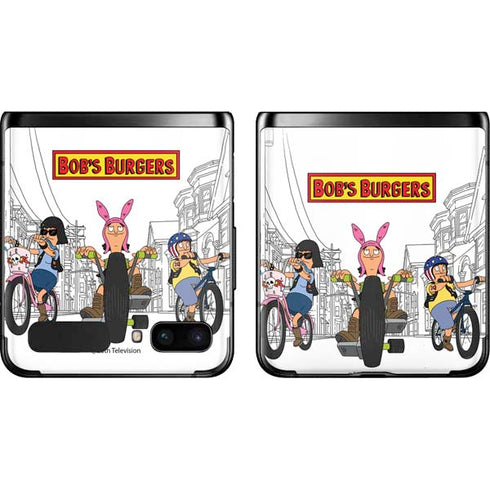 Bobs Burgers Bike Squad Galaxy Z Flip Skin