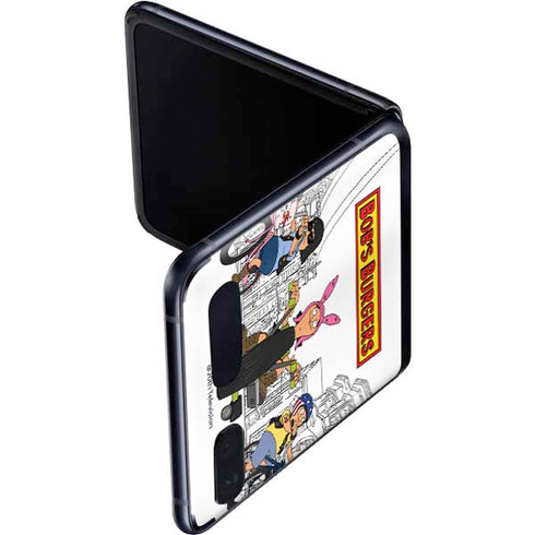 Bobs Burgers Bike Squad Galaxy Z Flip Skin