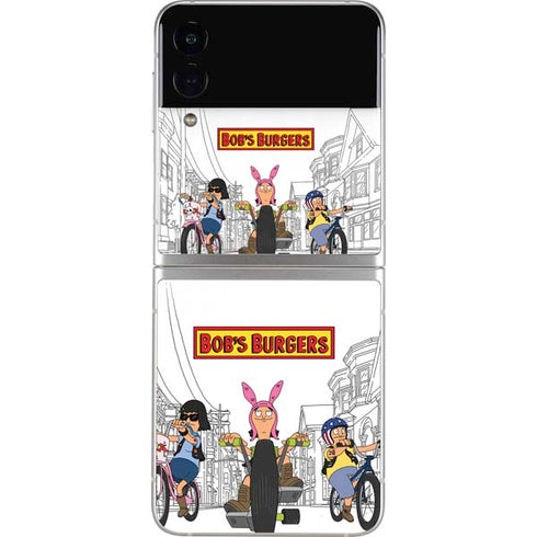 Bobs Burgers Bike Squad Galaxy Z Flip3 5G Skin