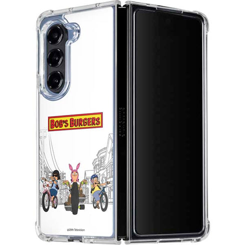 Bobs Burgers Bike Squad Galaxy Z Fold5 5G Clear Case