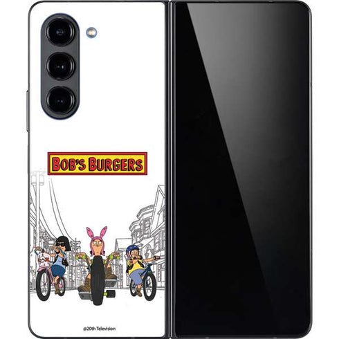 Bobs Burgers Bike Squad Galaxy Z Fold5 5G Skin