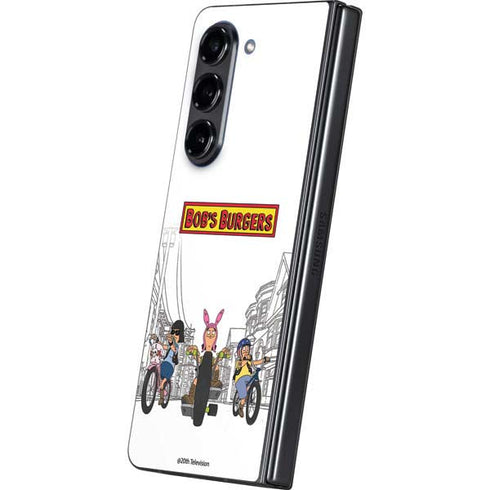 Bobs Burgers Bike Squad Galaxy Z Fold5 5G Skin