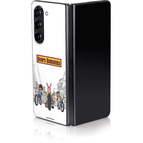 Bobs Burgers Bike Squad Galaxy Z Fold5 5G Skin