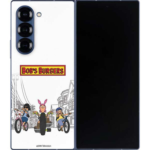 Bobs Burgers Bike Squad Galaxy Z Fold6 Skin