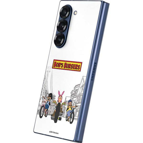 Bobs Burgers Bike Squad Galaxy Z Fold6 Skin