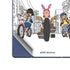 Bobs Burgers Bike Squad Galaxy Z Fold6 Skin