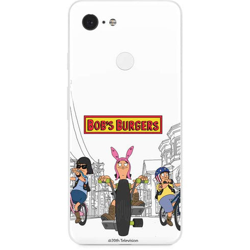 Bobs Burgers Bike Squad Google Pixel 3 Skin