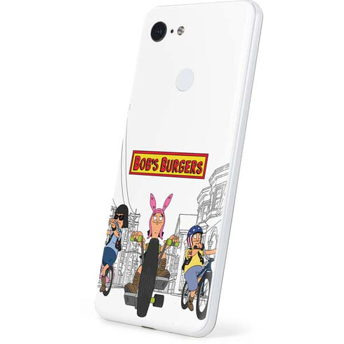 Bobs Burgers Bike Squad Google Pixel 3 Skin
