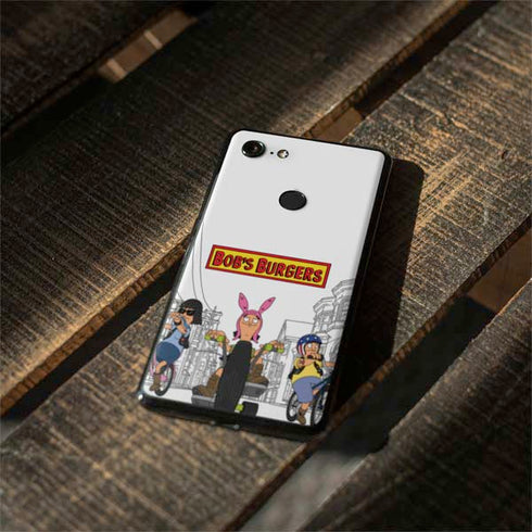 Bobs Burgers Bike Squad Google Pixel 3 Skin