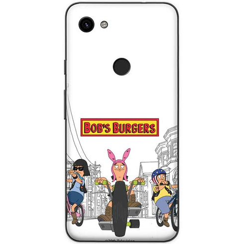 Bobs Burgers Bike Squad Google Pixel 3a XL Skin