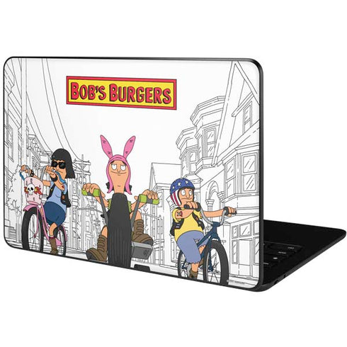 Bobs Burgers Bike Squad Google Pixelbook Go Skin