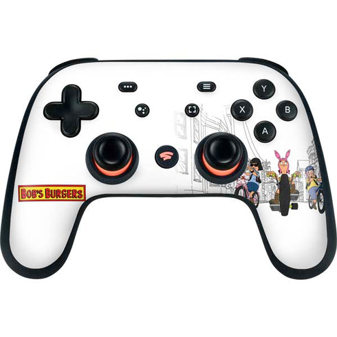 Bobs Burgers Bike Squad Google Stadia Controller Skin