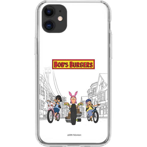 Bobs Burgers Bike Squad iPhone 11 Clear Case