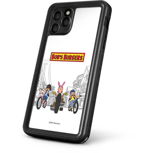 Bobs Burgers Bike Squad iPhone 11 Pro Max Waterproof Case