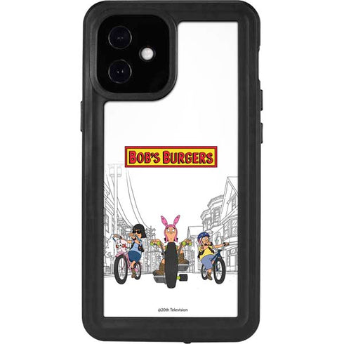 Bobs Burgers Bike Squad iPhone 12 Mini Waterproof Case