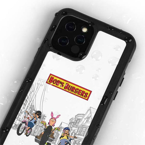 Bobs Burgers Bike Squad iPhone 12 Pro Waterproof Case