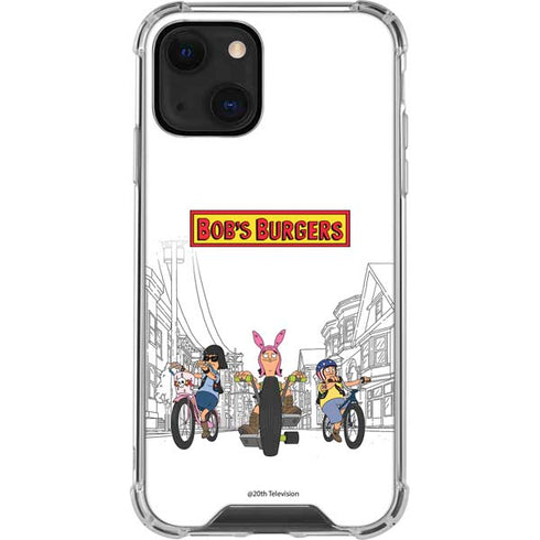 Bobs Burgers Bike Squad iPhone 13 Mini Clear Case