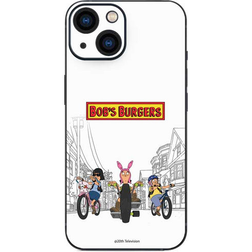 Bobs Burgers Bike Squad iPhone 13 Mini Skin