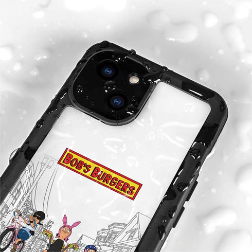 Bobs Burgers Bike Squad iPhone 13 Mini Waterproof Case