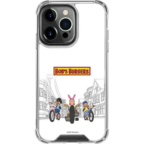 Bobs Burgers Bike Squad iPhone 14 Pro Clear Case