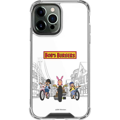 Bobs Burgers Bike Squad iPhone 14 Pro Max Clear Case