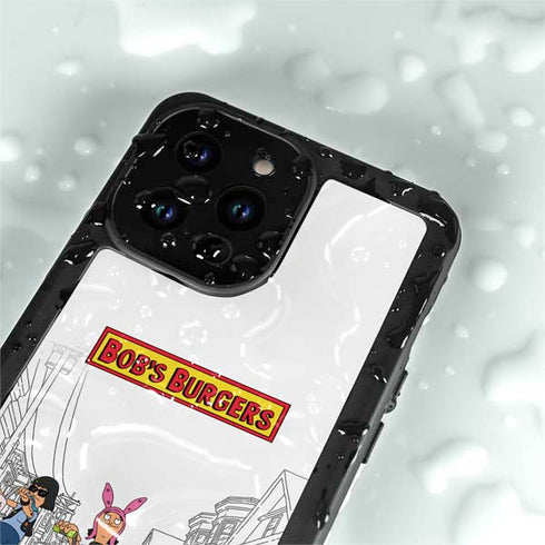 Bobs Burgers Bike Squad iPhone 14 Pro Max Waterproof Case