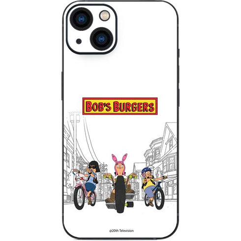 Bobs Burgers Bike Squad iPhone 14 Skin