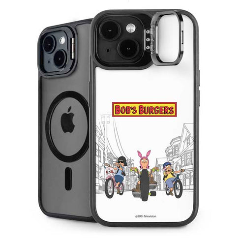 Bobs Burgers Bike Squad iPhone 15 Kickstand Case