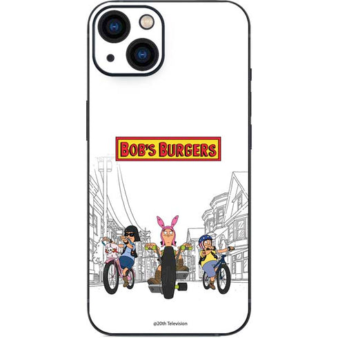 Bobs Burgers Bike Squad iPhone 15 Skin