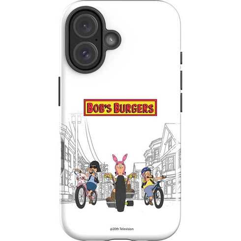 Bobs Burgers Bike Squad iPhone 16 Impact Case