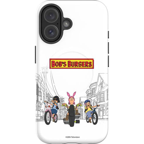 Bobs Burgers Bike Squad iPhone 16 Magsafe Impact Case