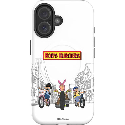 Bobs Burgers Bike Squad iPhone 16 Plus Magsafe Impact Case