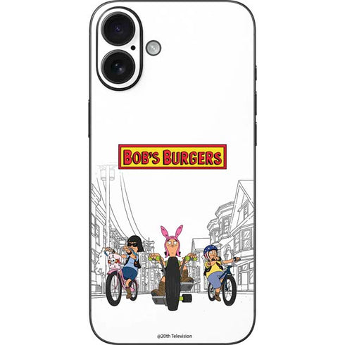 Bobs Burgers Bike Squad iPhone 16 Plus Skin