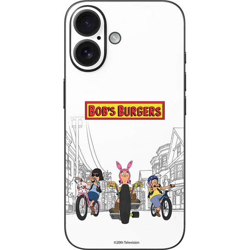 Bobs Burgers Bike Squad iPhone 16 Skin
