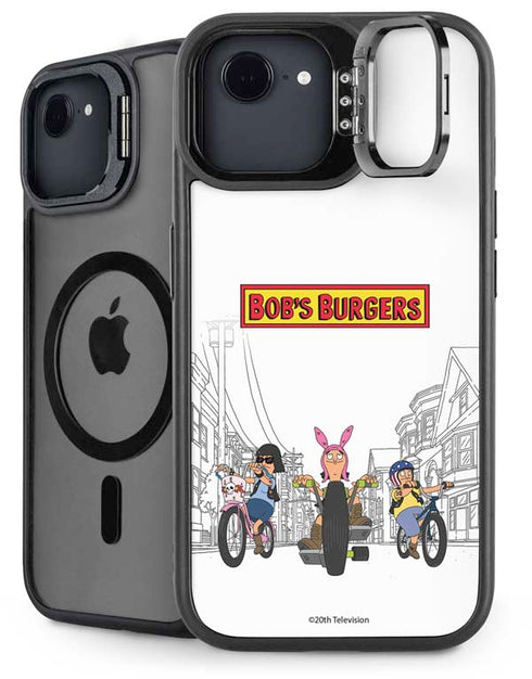 Bobs Burgers Bike Squad iPhone 16e Kickstand Case