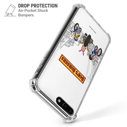 Bobs Burgers Bike Squad iPhone 7/8 Plus Clear Case