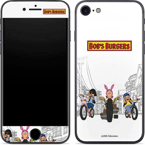 Bobs Burgers Bike Squad iPhone 8 Skin