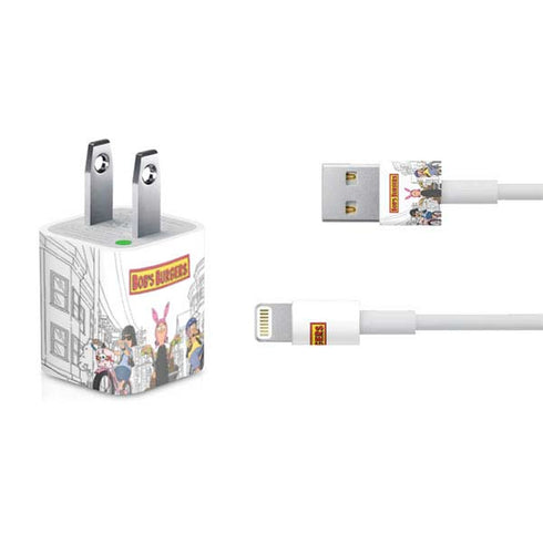 Bobs Burgers Bike Squad iPhone Charger (5W USB) Skin