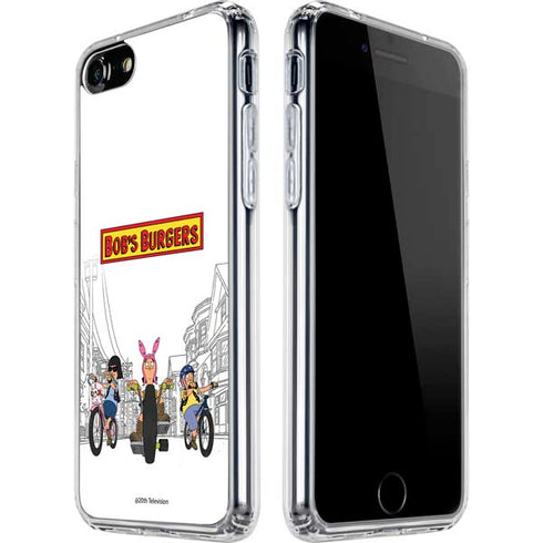 Bobs Burgers Bike Squad iPhone SE (2nd & 3rd Gen) Clear Case