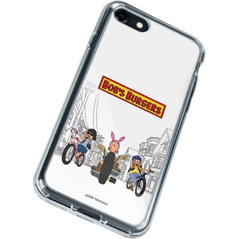 Bobs Burgers Bike Squad iPhone SE (2nd & 3rd Gen) Clear Case