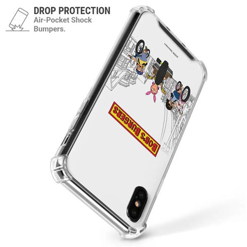 Bobs Burgers Bike Squad iPhone XS Max Clear Case