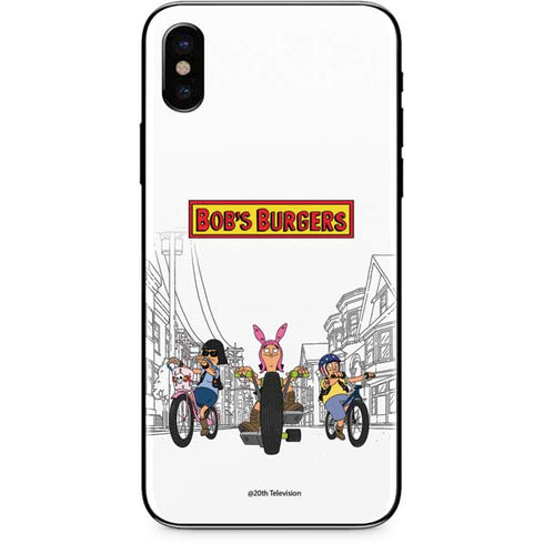 Bobs Burgers Bike Squad iPhone XS Max Skin