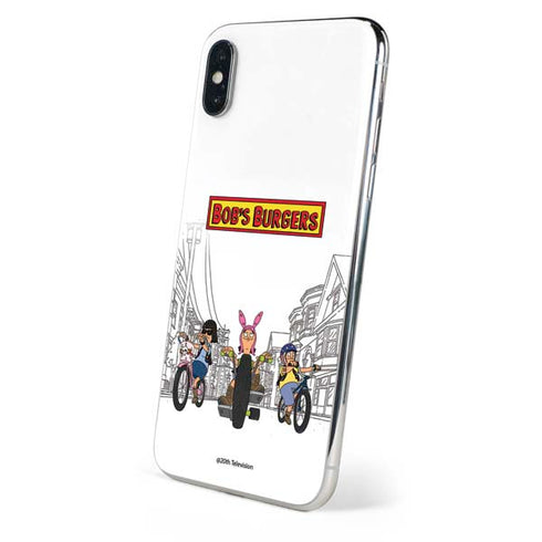 Bobs Burgers Bike Squad iPhone XS Max Skin
