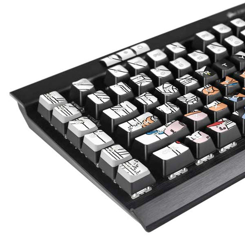 Bobs Burgers Bike Squad K95 RGB PLATINUM Mechanical Gaming Keyboard Skin