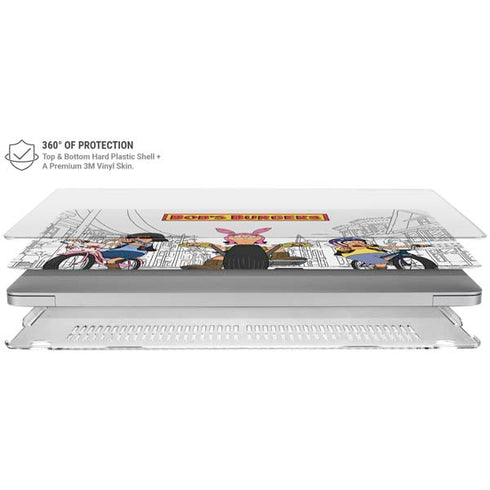 Bobs Burgers Bike Squad MacBook Air 15in (2023-2025) Case plus Skin