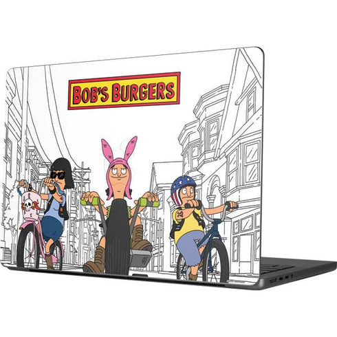 Bobs Burgers Bike Squad MacBook Pro 14in (2021-24) Skin