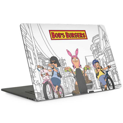 Bobs Burgers Bike Squad Apple MacBook Pro 15-inch Skin