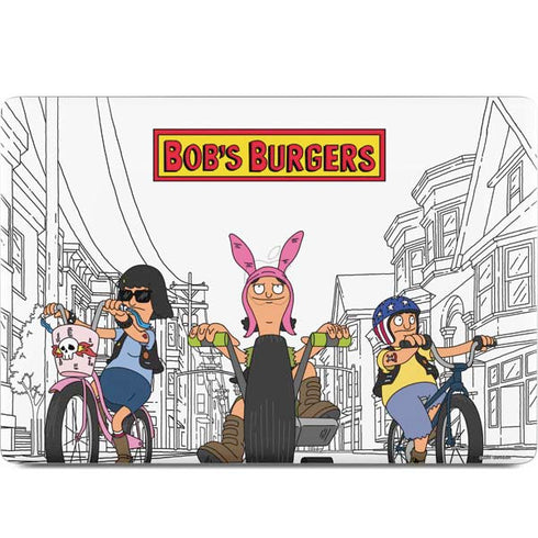 Bobs Burgers Bike Squad MacBook Skins