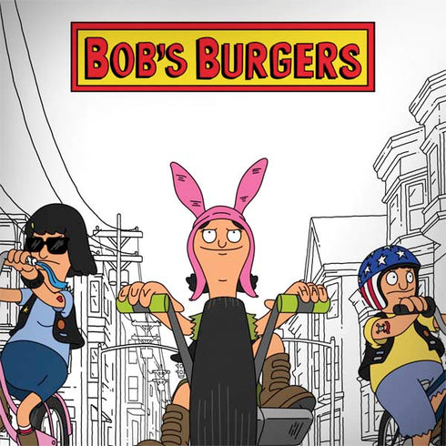 Bobs Burgers Bike Squad MacBook Skins