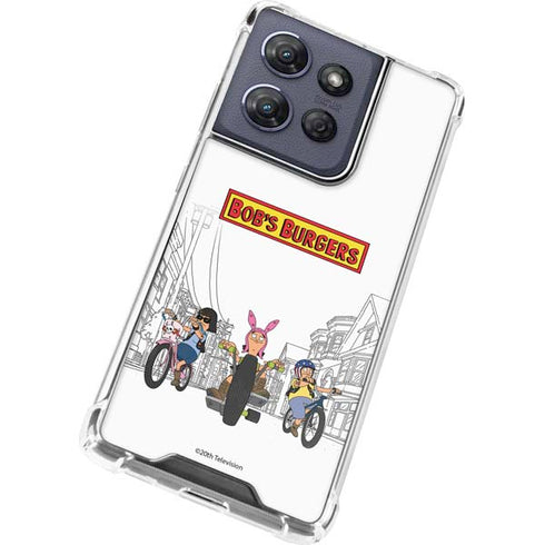 Bobs Burgers Bike Squad Moto G Play 5G (2025) Clear Case